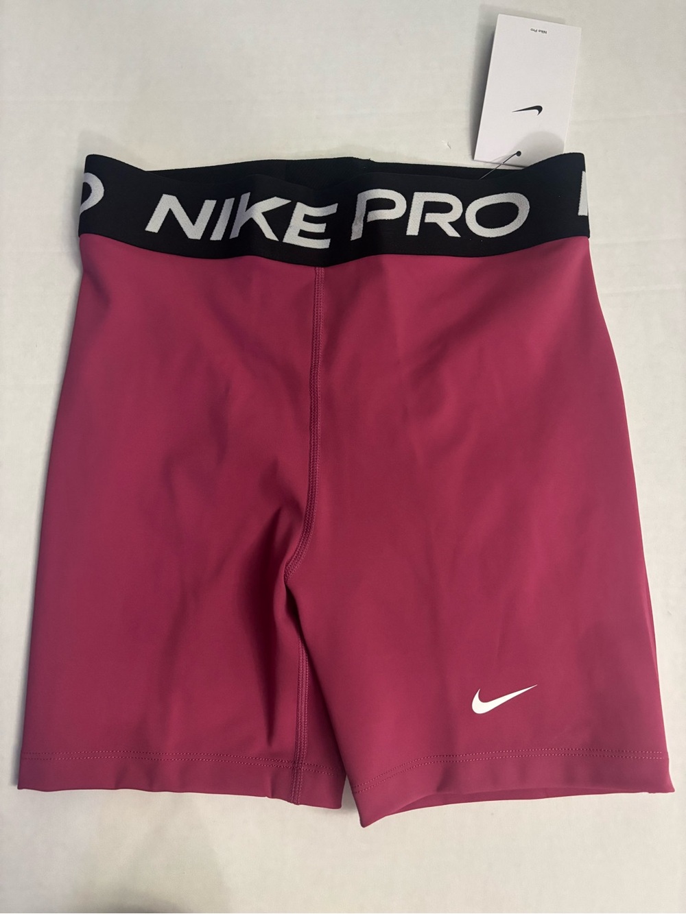 New! Kids Nike Pro training 5” shorts burgundy color